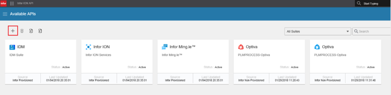 Available APIs