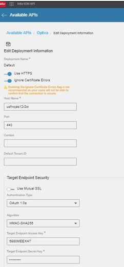 Saving configuration
